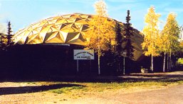 Pioneer Air Museum Gold Dome at Alaskaland